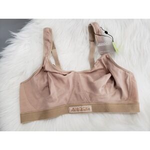 NEW 36C SHOCK ABSORBER FIRM SUPPORT BEIGE COOLMAX ATHLETIC RACERBACK MULTI WAY